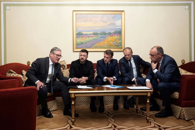 The so-called "Weimar+" group is expected to meet in the UK to discuss a potential ceasefire between Ukraine and Russia