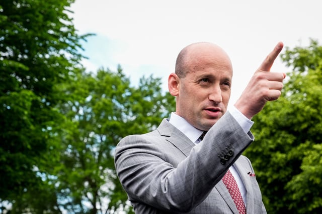 Stephen Miller, deputy White House chief of staff for policy, at the White House on May 9, 2025.