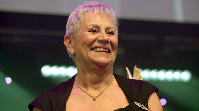 Renate Stecher, erhält den Pegasos-Preis ,,Legenden des Sports,, 40. Deutscher Sportpresseball in der Alten Oper Frankfurt, 05.11.2022.