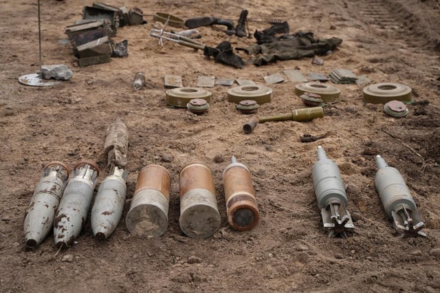 Nick Parsons, 28, was helping disarm landmines when he was tragically killed near Izyum.  