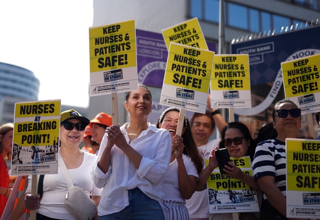 Wes Streeting has been warned that nurses may strike this summer unless issues over pay can be resolved (Photo: Jordan Pettitt/PA)