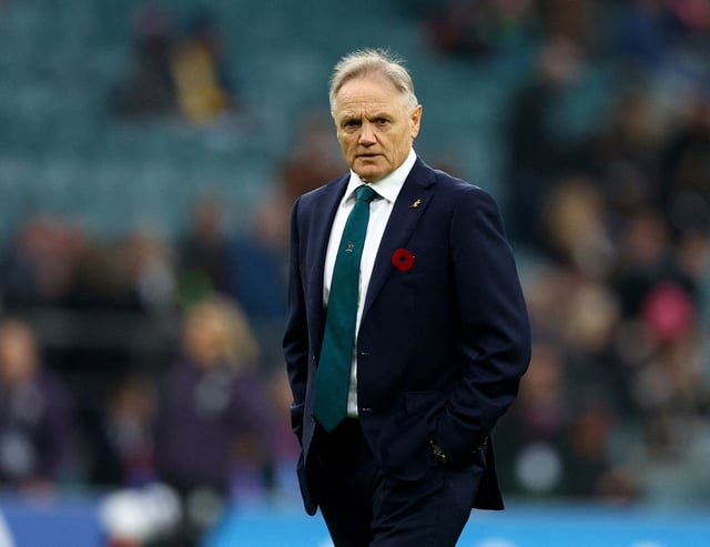 Rugby Union - Autumn Internationals - England v Australia - Allianz Stadium Twickenham, London, Britain - November 9, 2024 Australia head coach Joe Schmidt before the match Action Images via Reuters/Andrew Boyers/File Photo