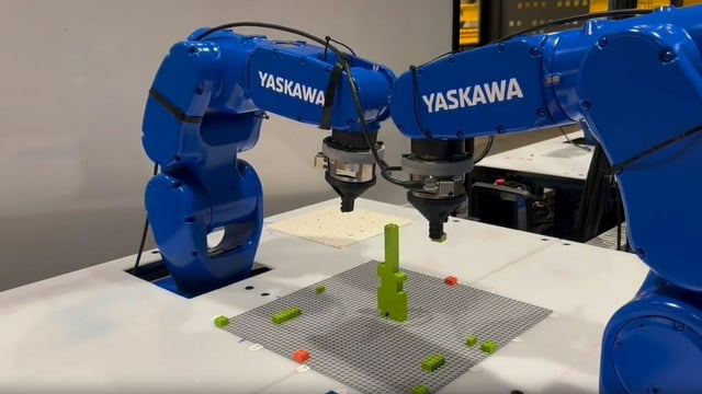 In case a Lego structure is not stable, the model can roll back to the unstable brick