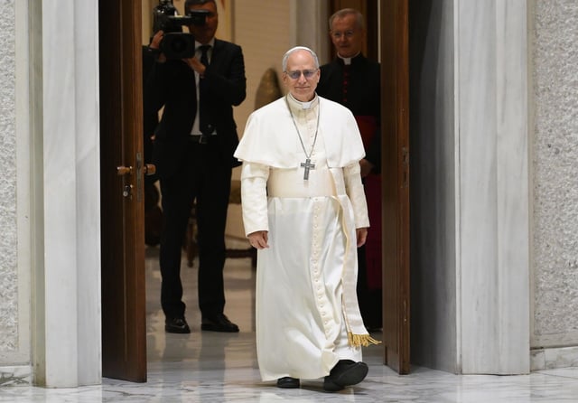 El papa León XIV.