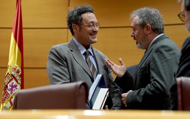 Álvaro García Ortiz, Fiscal General del Estado, durante su comparecencia en el Senado.