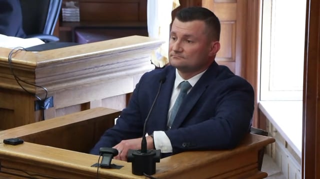 Massachusetts State Police investigator Yuri Bukhenik testifies in the Karen Read murder trial on Wednesday, June 5, 2024.