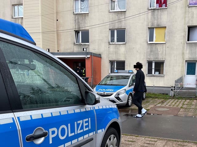 Asylbewerber in der Erstaufnahmestelle im thüringischen Suhl
