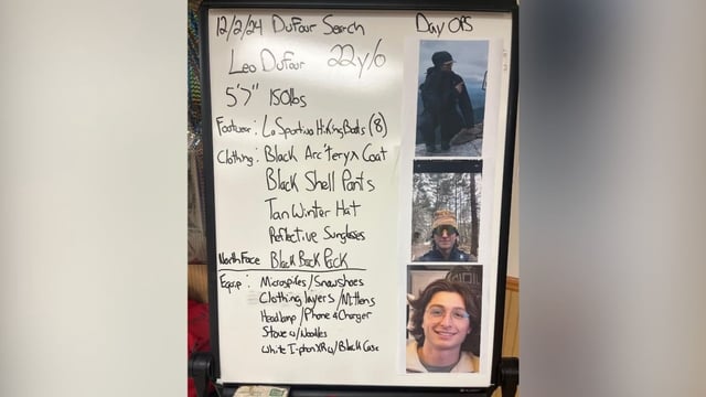 A multi-agency search for Léo Dufour, 22, was announced last December after he failed to return from a planned one-day hike.