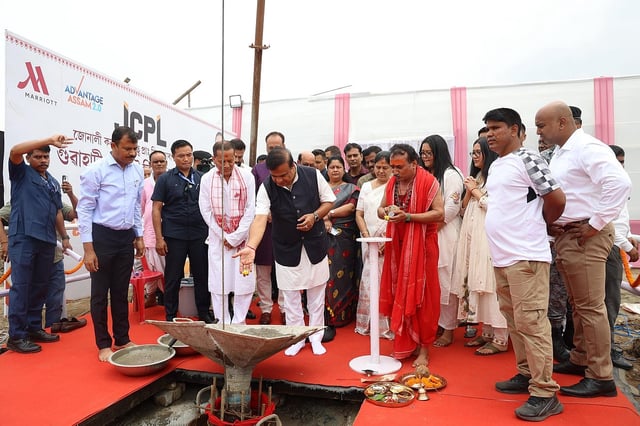 Bhoomi Poojan of Marriott Resort