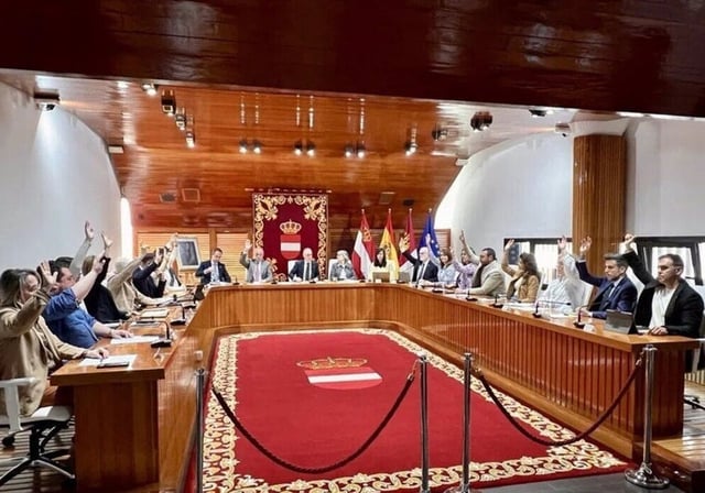 Pleno en el Ayuntamiento de Puertollano (Ciudad Real)