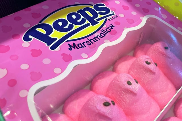 Marshmallow Peeps candy, which had contained red dye No. 3, no longer does. The company removed Red 3 from the product in 2024. The Red. No. 3 was banned earlier this year but manufacturers have until 2027-28 to stop using it. 