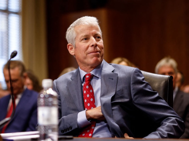 US engineer and businessman Chris Wright arrives to testify before a US Senate Energy and Natural Resources Committee hearing on his nomination to be Secretary of Energy, on Capitol Hill in Washington, DC, on January 15, 2025. (Photo by Ting Shen / AFP)
