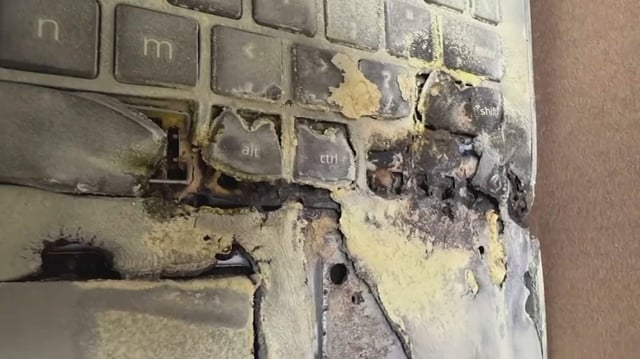 A concerning trend on TikTok encourages students to shove metal items into their laptops, causing them to overheat and in some cases, catch fire.