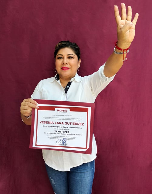 Yesenia Lara Gutiérrez is seen in a photo taken from her Facebook page. Gutiérrez was killed along with three other people when gunfire broke out during a campaign march.
