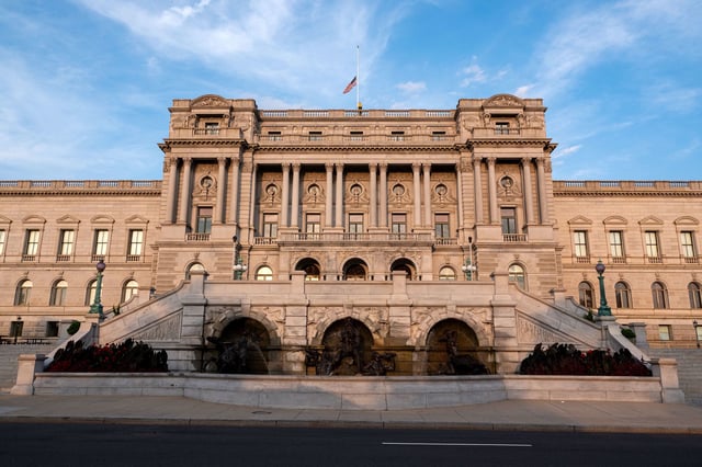 The Library of Congress on August 25, 2024, in Washington, DC.