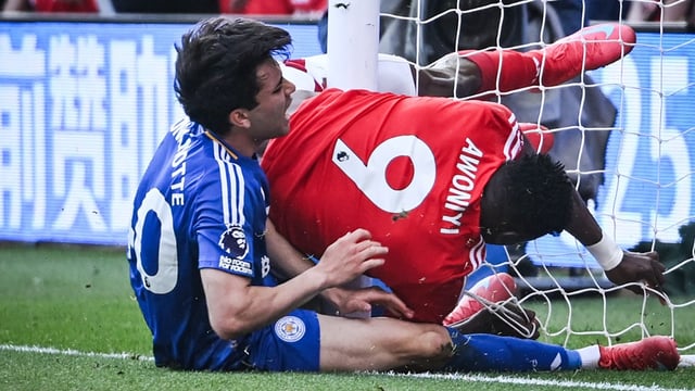 The Nigeria striker collided with the post at speed during the closing stages of Sunday’s draw with Leicester