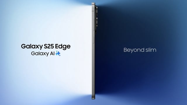 Samsung’s slimmest Galaxy S series model, the Galaxy S25 Edge is here with the Snapdragon 8 Elite chip.