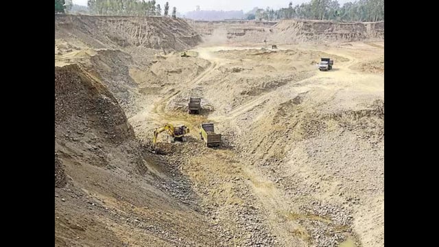 The HHRC’s suo moto action follows a news report highlighting the “unchecked and rampant” illegal mining across Panchkula district. (HT Photo)