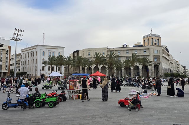 Illustrative image from May 10, 2025 shows Martyrs square in Libya&#39;s capital Tripoli on May 10, 2025.