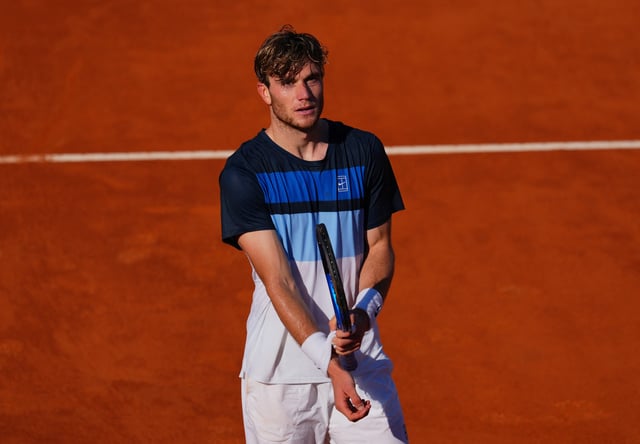 Tennis - Italian Open - Foro Italico, Rome, Italy - May 11, 2025 Britain's Jack Draper reacts after winning his round of 32 match against Czech Republic's Vit Kopriva REUTERS/Aleksandra Szmigiel/File Photo