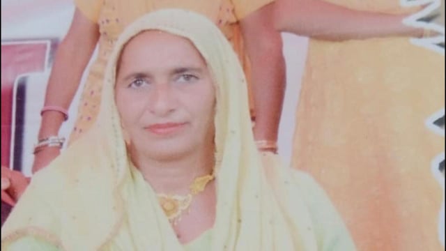 Sukhwinder Kaur, 50, one of the three members of a family injured in a Pakistani drone strike at Khai Pheme Ki village, 12 km from Ferozepur, on May 9, died at Dayanand Medical College and Hospital (DMCH) in Ludhiana on Monday night. (File photo)