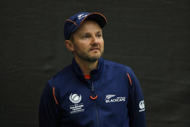 Britain Cricket - New Zealand Nets - Sophia Gardens - June 8, 2017 New Zealand coach Mike Hesson during nets Action Images via Reuters / Andrew Couldridge Livepic/File Photo