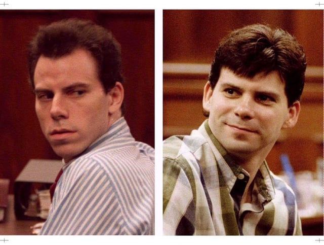 Undated file combo image of brothers Erik (L) and Lyle Menendez who were convicted March 20, 1996 of the first degree murder of their wealthy Beverly Hills parents. The brothers were sentenced to life imprisonment. REUTERS/HO  SN/File Photo