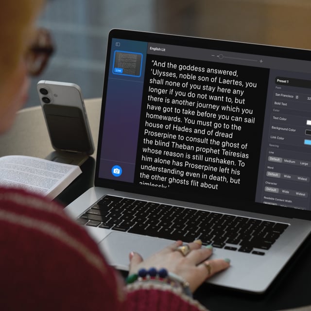 Apple's new accessibility features include more customizable reading modes, new Apple Vision Pro uses, and an update to the App Store.