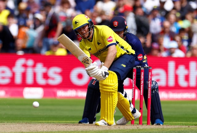 Cricket - T20 Blast Finals Day - Semi Final - Hampshire v Essex - Edgbaston Cricket Ground, Birmingham, Britain - July 15, 2023 Hampshire's Liam Dawson in action Action Images via Reuters/John Sibley/File Photo