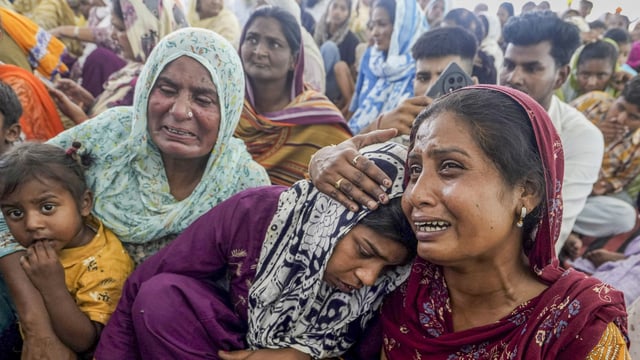 Relatives of those who lost their lives in the Punjab hooch tragedy have been mourning their deaths after they consumed spurious liquor.