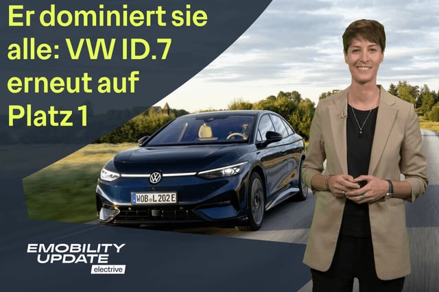 E-Autos im April auf der Überholspur // VW ID.7 erneut an der Spitze