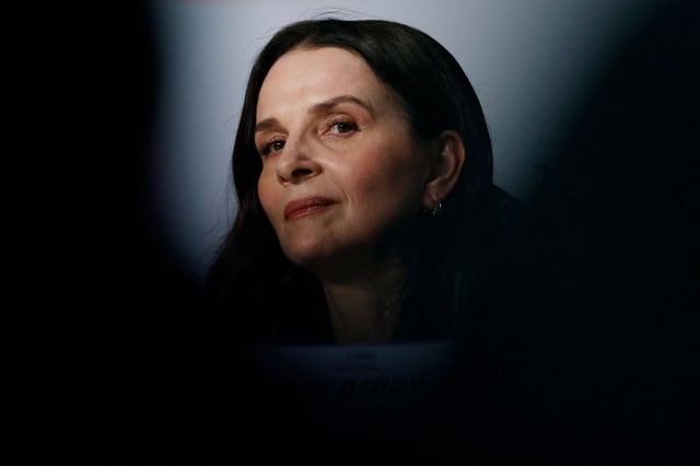 Binoche en la rueda de prensa inaugural de Cannes.