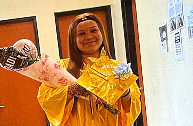 Evette Jeffrey was fatally shot by a stray bullet while riding a scooter outside Bronx Career and College Preparatory High School near Home St. and Tinton Ave. in the Bronx on Monday, May 12, 2025.