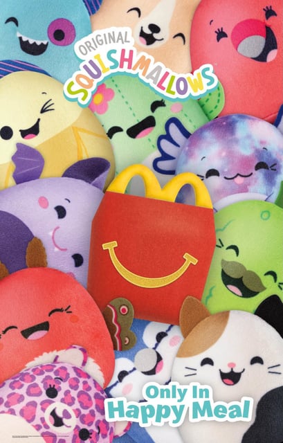 McDonald’s Squishmallows Happy Meal is back.