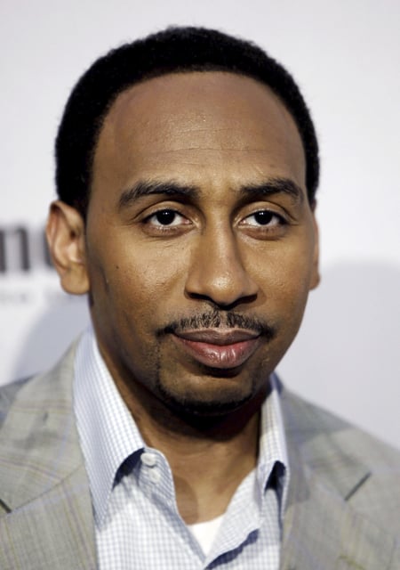 FILE - In this Dec. 12, 2009 file photo, Stephen A. Smith arrives at Spike TV's Video Game Awards in Los Angeles. (AP Photo/Matt Sayles, File)