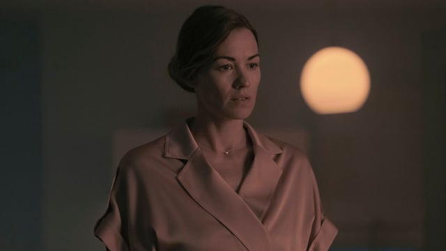 Yvonne Strahovski as Serena in "The Handmaid's Tale" Season 6 (Hulu/Disney)