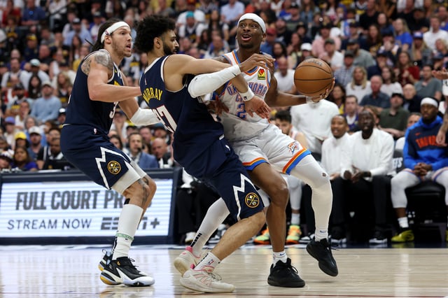 Shai Gilgeous-Alexander and the Thunder are double-digit home favorites in Game 5 vs. the Denver Nuggets on Tuesday night.