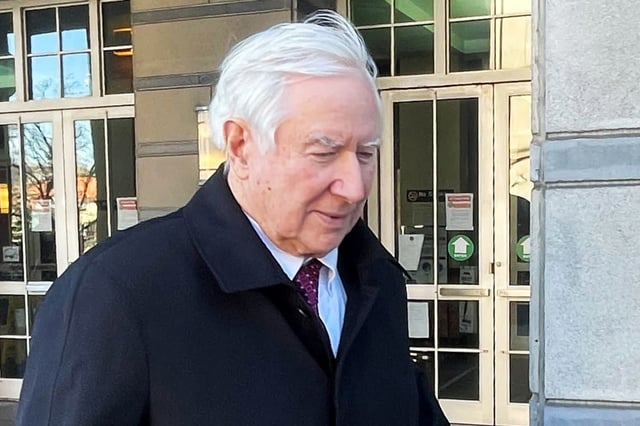 Peter Coker Sr. outside U.S. District Court in Newark, New Jersey, March 15, 2023.