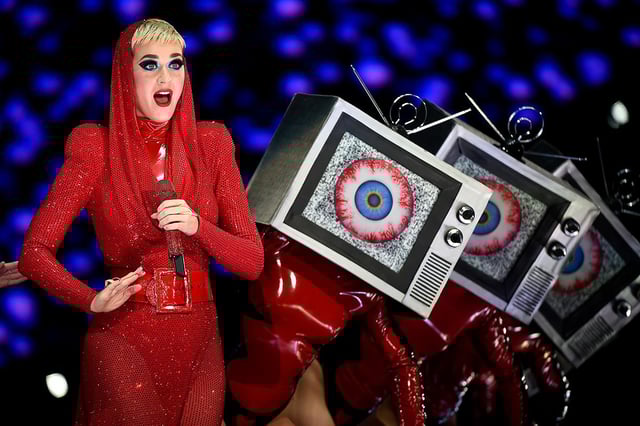 Katy Perry performs at Pepsi Center on November 26, 2017 in Denver, Colorado. (Seth McConnell, Special to The Know)