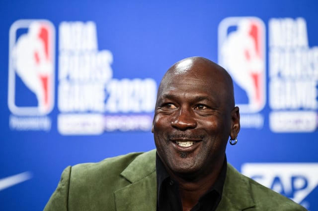Michael Jordan in Paris on Jan. 24, 2020.