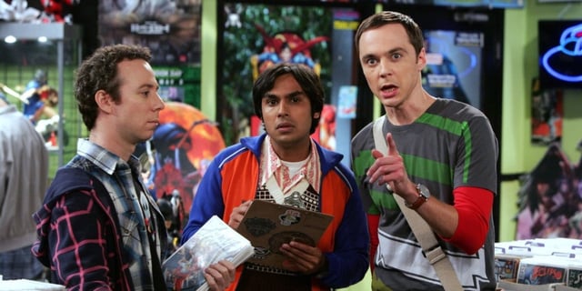 A still from The Big Bang Theory.