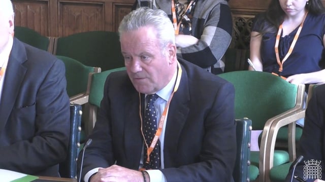 Chris Weston, chief executive of Thames Water, told MPs that the company was a ‘big ship to turn round’