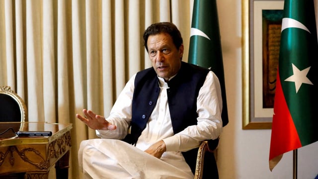 Imran Khan, the former prime minister, is serving a 14-year prison sentence