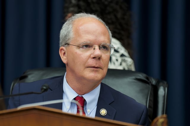House Committee on Energy and Commerce chairman Brett Guthrie (R-KY) speaks during a markup meeting with the committee on Capitol Hill on May 13, 2025 in Washington, D.C. The committee met to discuss legislative recommendations for budget reconciliation.
