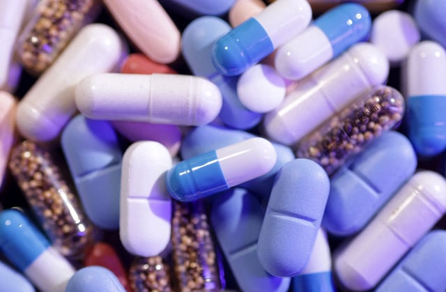 Medicines are seen in this illustration taken, June 27, 2024. REUTERS/Dado Ruvic/Illustration