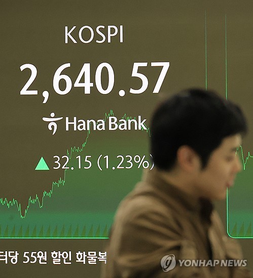 This photo shows a dealing room at Hana Bank in central Seoul on May 14, 2025. (Yonhap)