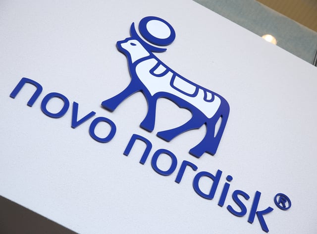 A view of the logo of Novo Nordisk at the company's office in Bagsvaerd, on the outskirts of Copenhagen, Denmark, March 8, 2024. REUTERS/Tom Little/File photo
