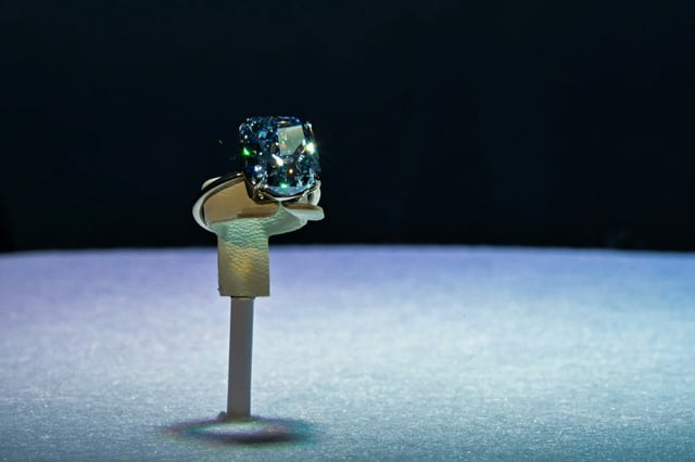 The 10.03-carat diamond was mined in South Africa