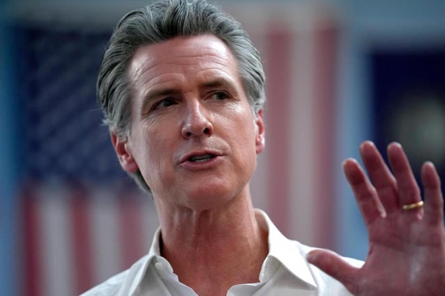 California Gov. Gavin Newsom said the state has cleared more than 16,000 homeless encampments over the last few years, and now he’s calling on cities and counties to mirror the state&#39;s efforts. Local officials would provide notice and offer help to homeless people before sweeping the encampments under Newsom&#39;s model ordinance. (AP FILE PHOTO)