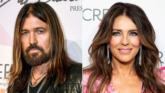 Billy Ray Cyrus and Elizabeth Hurley